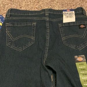 New Dickies Boys 5 pocket jeans Flex Size 16